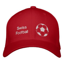 Casquette suisse de Nati de passionés du football  Casquette Brodée