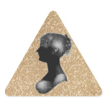 Cassandra Austen in Antique Paper Triangle Sticker