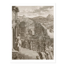 Cassandra Foretells the Trojans Their Fate and is Postcard