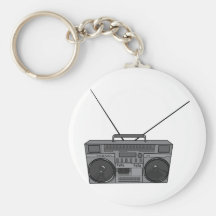 Cassette par radio de Jambox de sableuse de ghetto Porte-clés