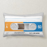 Cassette Tape American MoJo Lumbar Pillow