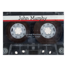 Cassette Tape Business Cards