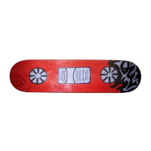cassette tape custom skateboard