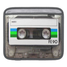 Cassette Tape Green iPad Sleeve