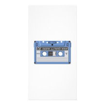 Cassette Tape Personalized Photo Card