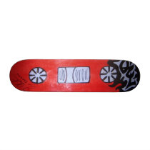 cassette tape custom skateboard