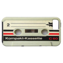 Cassette Tape White iPhone 5 Case