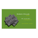Cassette Tapes DJ Disc Jock Business Card