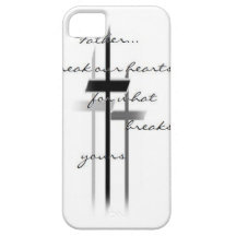 Cassez notre père de coeurs coque iPhone 5