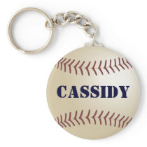 Cassidy Baseball Keychain by 369MyName