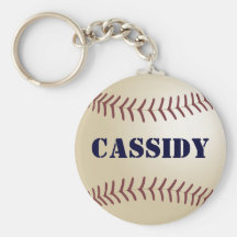 Cassidy Baseball Keychain by 369MyName