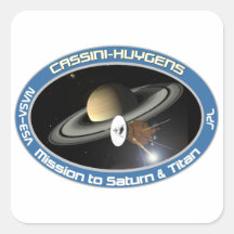 CASSINI - HUYGENS: Mission to Saturn & Titan Stickers