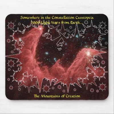 Cassiopeia Nebula - Mousepad #2 by bontondesigns