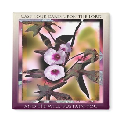 Cast Your Cares magnet by dollargrafix