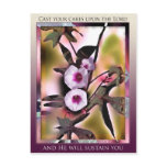 Cast Your Cares postcard