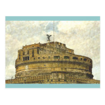 castel sant'angelo post cards