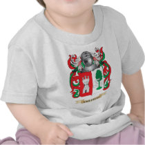 Castelli Coat of Arms (Family Crest) Tee Shirts