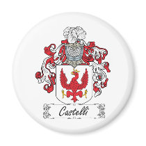 Castelli Family Crest Magnet