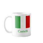 Castelli Italian Flag Coffee Mug