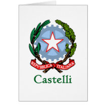 Castelli Republic of Italy Greeting Card