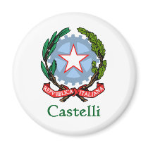 Castelli Republic of Italy Fridge Magnets