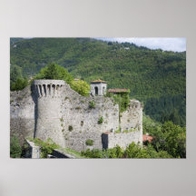 Castelnuovo di Garfagnana, Tuscany, Italy - A Poster