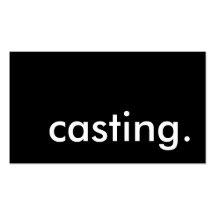 casting. business card templates