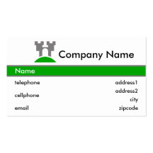 Castle Business Card Design