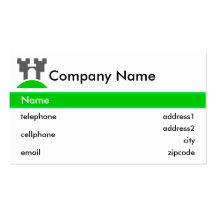 Castle Business Card Design