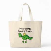 Castle Dragon Canvas Bag