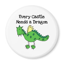 Castle Dragon Magnet