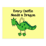 Castle Dragon Tshirts and Gifts Post Cards