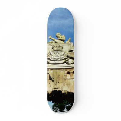 Castle Emblem Skate Board Deck by lifesphere