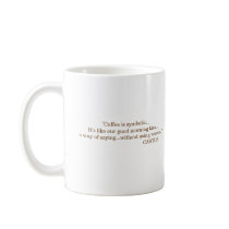 Castle - Good Morning, My Heart [with quote] Coffee Mug