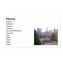 Castle Grounds at Alton Towers, England Business Cards