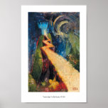 Castle Indigo Print