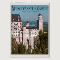 Castle Neuschwanstein from Marienbrücke - English cards