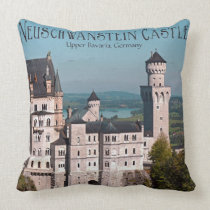Castle Neuschwanstein from Marienbrücke - English pillows