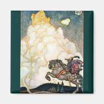 Castle of Rosy Clouds Fridge Magnets