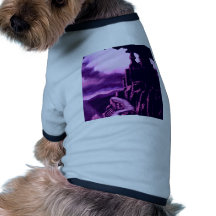 Castle on the Rock CricketDiane Art & Design Pet Tshirt
