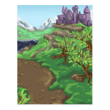 Castle Path Postcard