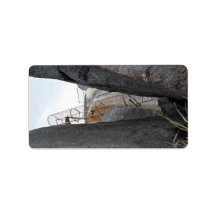 Castle Rock walkway through the cleft Personalized Address Label