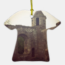 Castle Ruin Christmas Ornaments