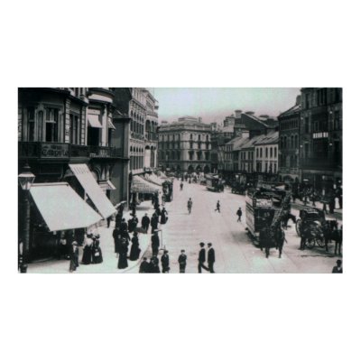 Castle Square, Belfast, c.1902 Poster by bridgemanart