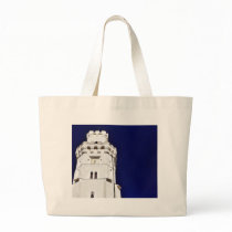Castle Tower In Hluboka In South Of Bohemia Canvas Bags