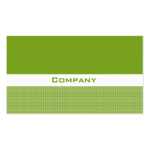 Casual Green Business Cards