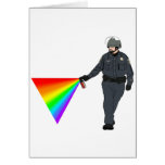 Casual Pepper Spray Cop Rainbow With Colour Card