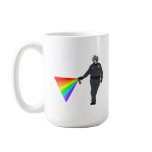 Casual Pepper Spray Cop Rainbow With Colour Coffee Mug