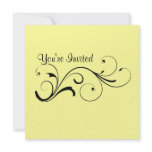 Casual Swirl Invitation