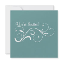 Casual Swirl Invitation